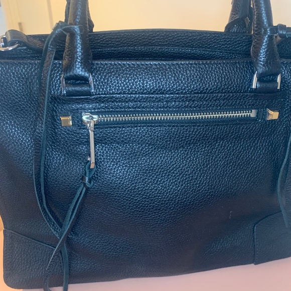 Rebecca Minkoff Regan Leather Med Satchel - Picture 7 of 8
